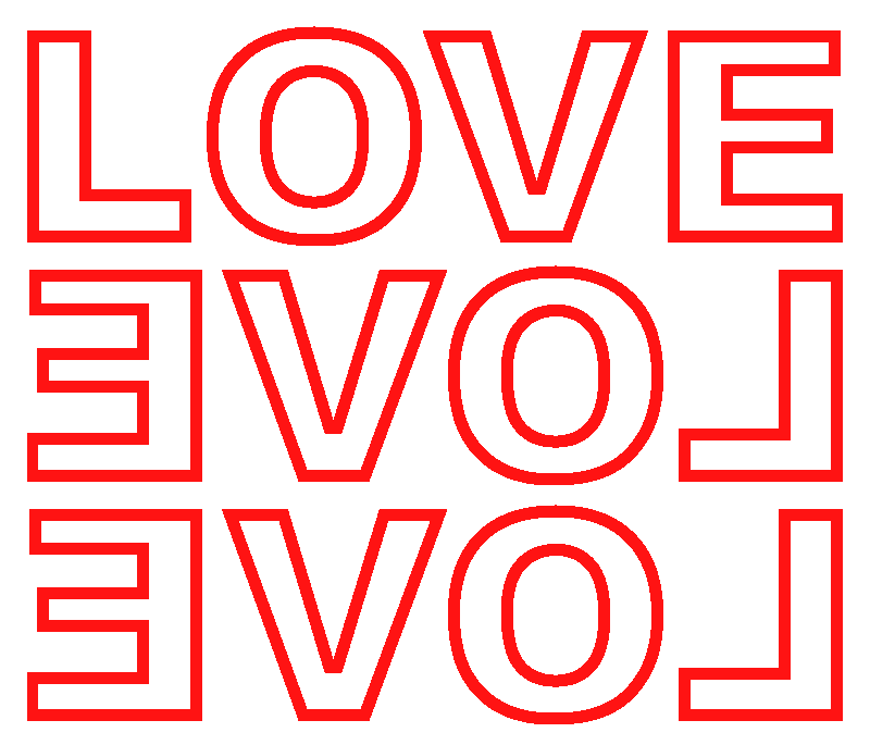Claude Closky LOVELOVELOVE